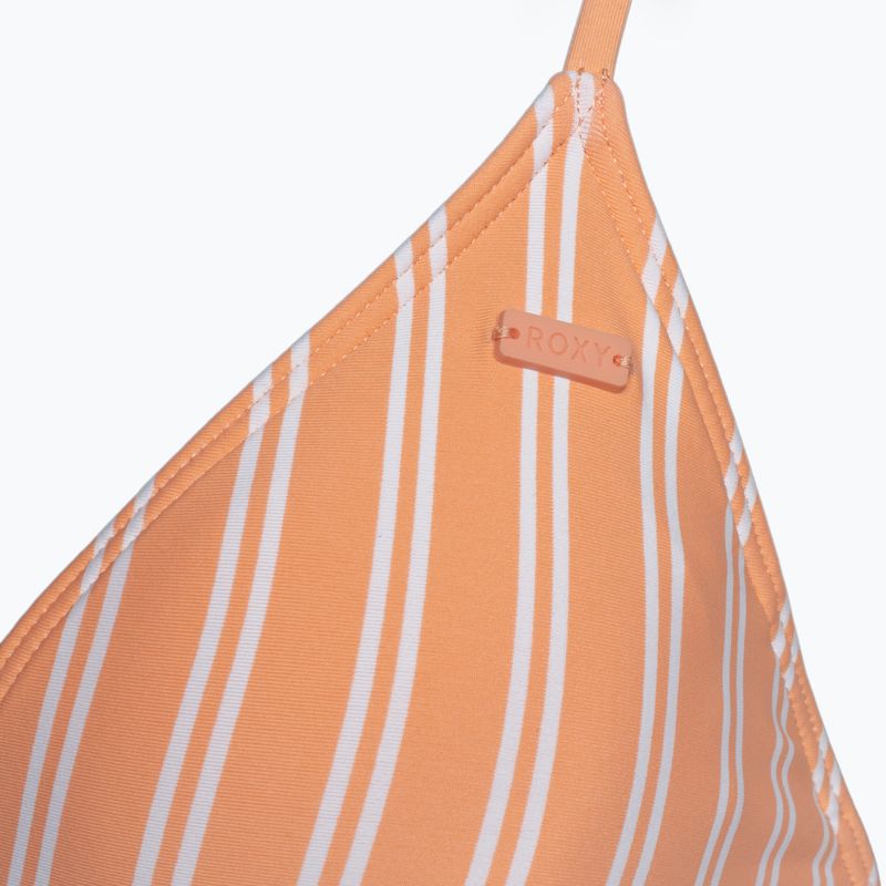 Fürdőruha felső ROXY Into The Sun Fix Tiki Triangle 2021 papaya punch novelta stripe h 3
