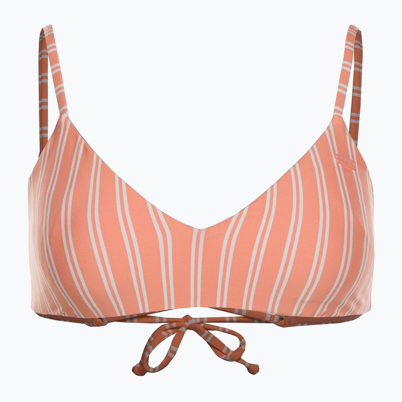 Fürdőruha felső ROXY Into The Sun Athletic Triangle 2021 papaya punch novelta stripe h