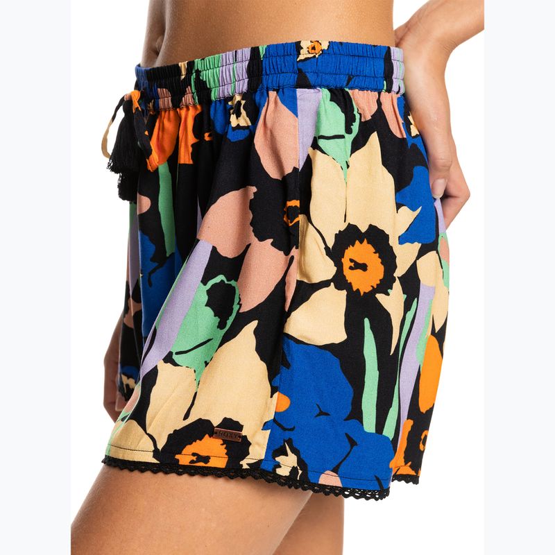Női úszónadrág ROXY Salty Tan 2021 anthracite flower jammin 6