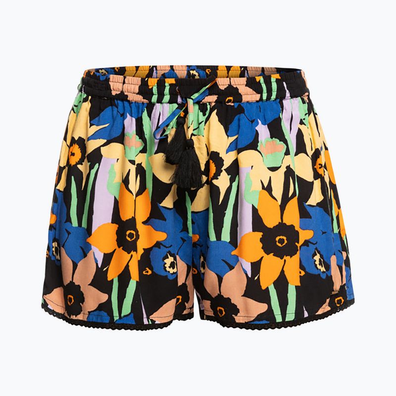 Női úszónadrág ROXY Salty Tan 2021 anthracite flower jammin