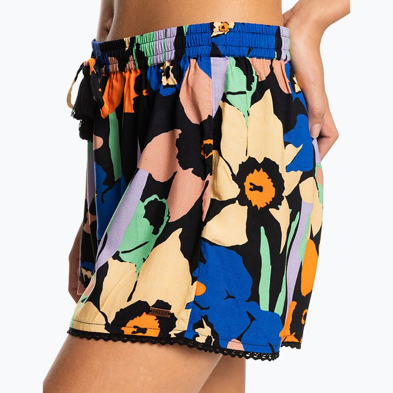 Női úszónadrág ROXY Salty Tan 2021 anthracite flower jammin 4