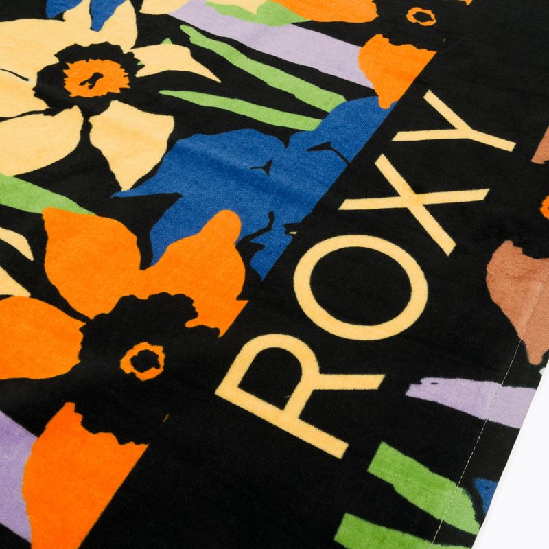 Törölköző ROXY Cold Water Printed 2021 anthracite flower jammin 2