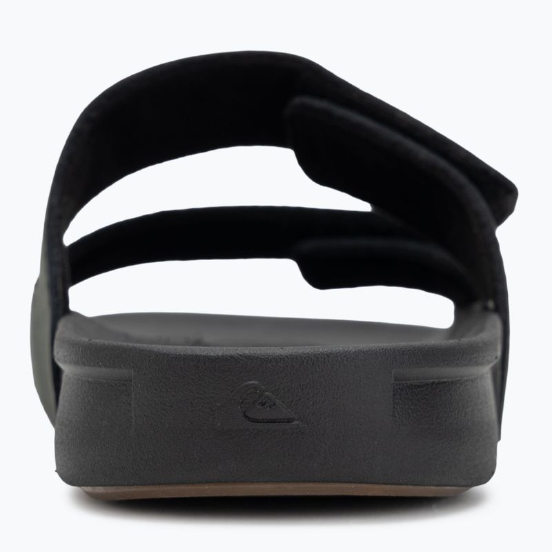 Quiksilver Férfi Rivi Leather Double Adjust flip-flop fekete 1 6