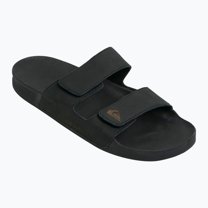 Quiksilver Férfi Rivi Leather Double Adjust flip-flop fekete 1