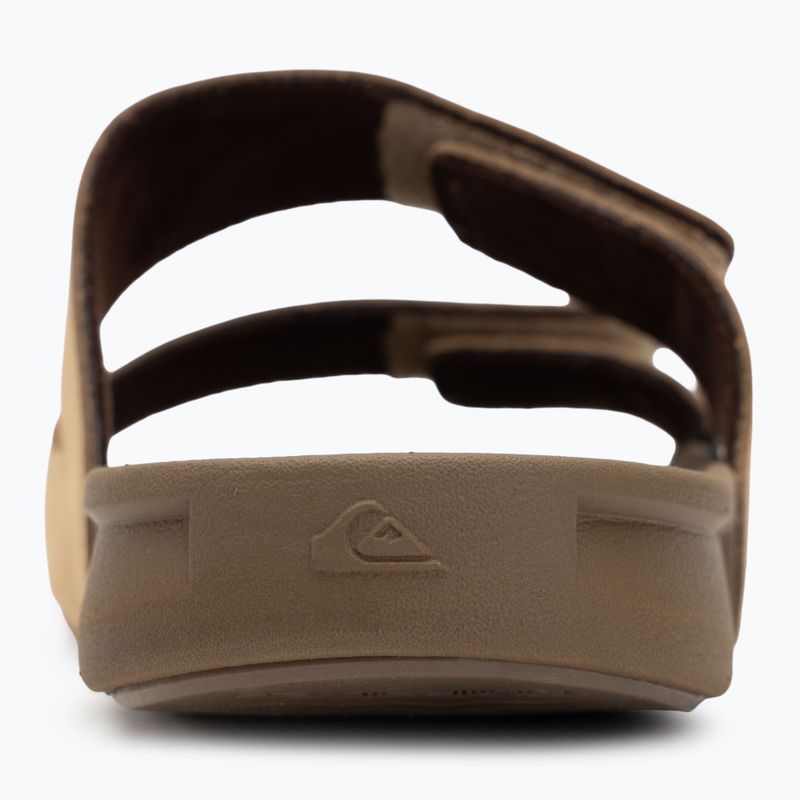 Quiksilver férfi Rivi Leather Double Adjust flip-flop tan 1 6