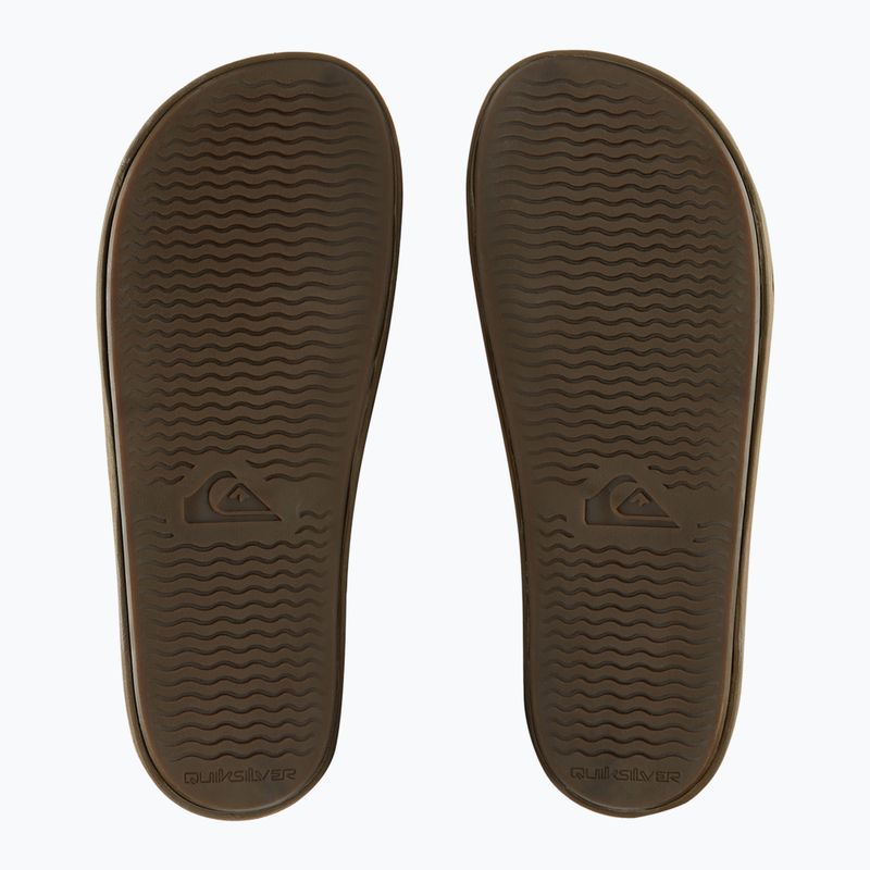 Quiksilver férfi Rivi Leather Double Adjust flip-flop tan 1 3