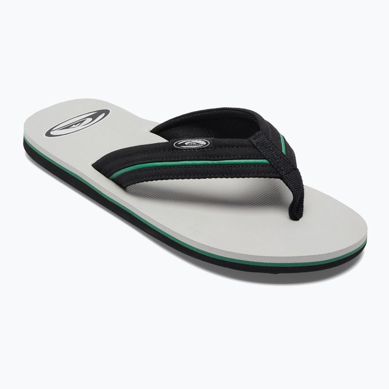 Quiksilver férfi Molokai Layback Saturn flip flop fehér és fekete AQYL101319 9
