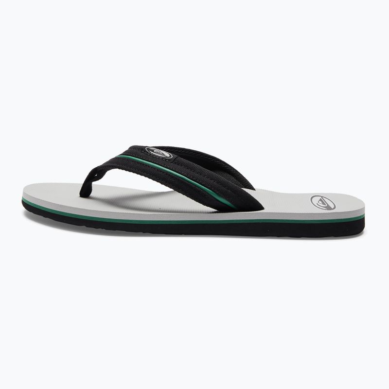 Quiksilver férfi Molokai Layback Saturn flip flop fehér és fekete AQYL101319 11