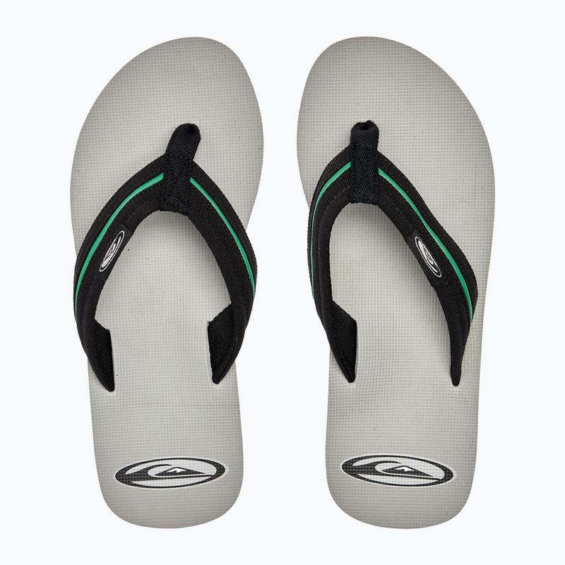 Quiksilver férfi Molokai Layback Saturn flip flop fehér és fekete AQYL101319 12