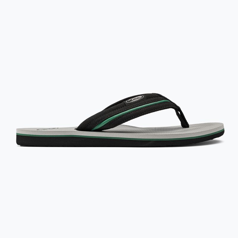 Quiksilver férfi Molokai Layback Saturn flip flop fehér és fekete AQYL101319 2