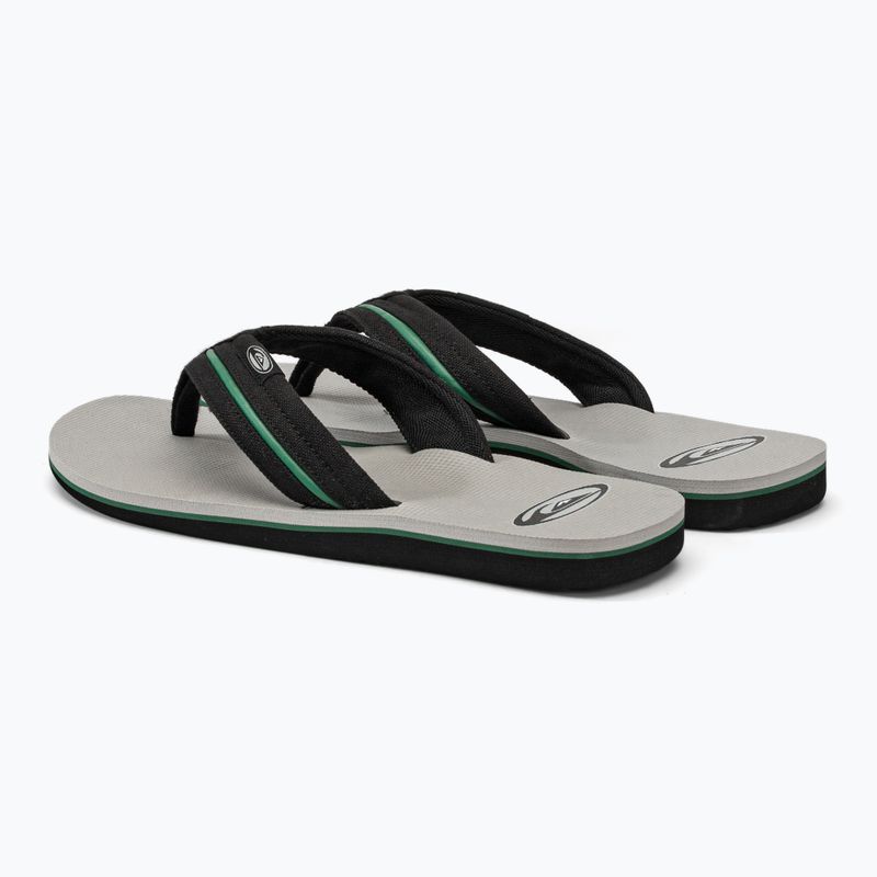 Quiksilver férfi Molokai Layback Saturn flip flop fehér és fekete AQYL101319 3