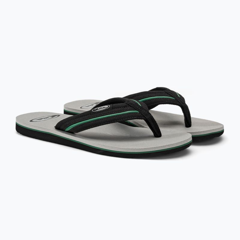 Quiksilver férfi Molokai Layback Saturn flip flop fehér és fekete AQYL101319 4