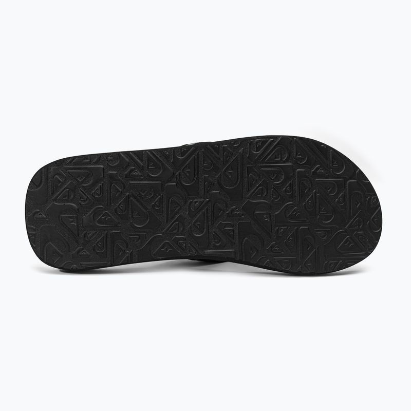 Quiksilver férfi Molokai Layback Saturn flip flop fehér és fekete AQYL101319 5