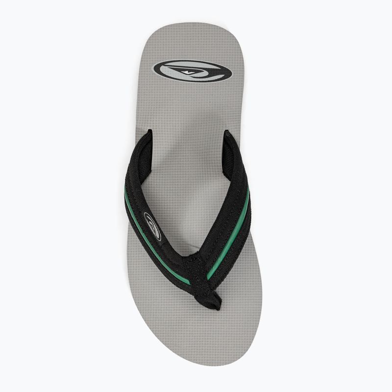 Quiksilver férfi Molokai Layback Saturn flip flop fehér és fekete AQYL101319 6