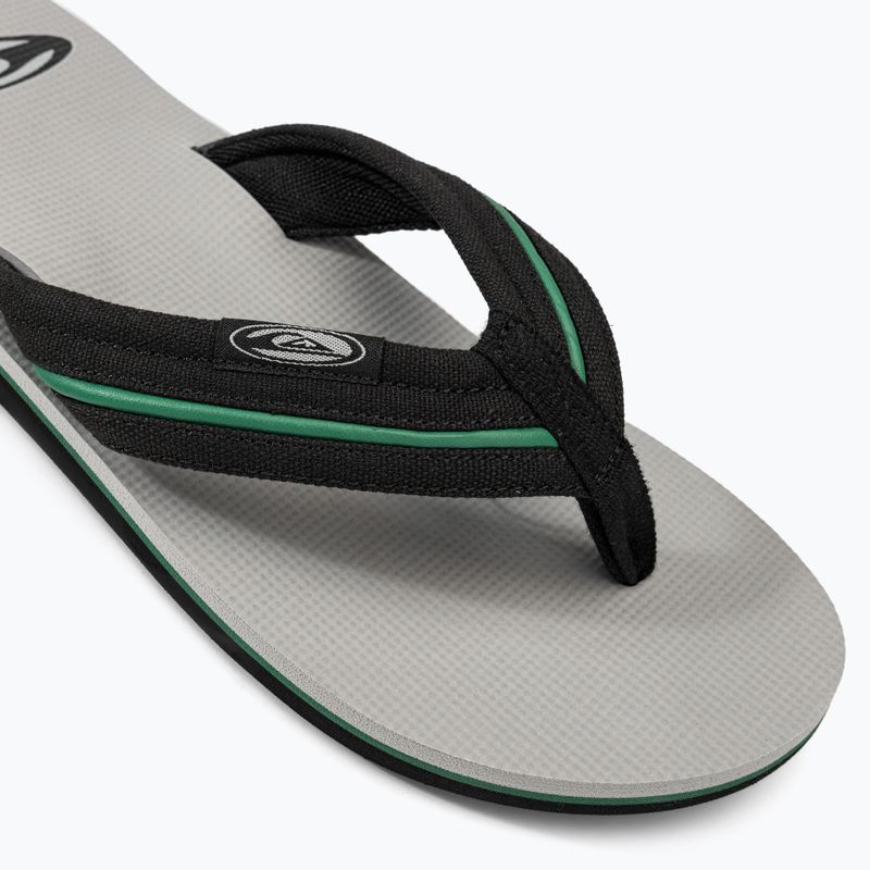 Quiksilver férfi Molokai Layback Saturn flip flop fehér és fekete AQYL101319 7