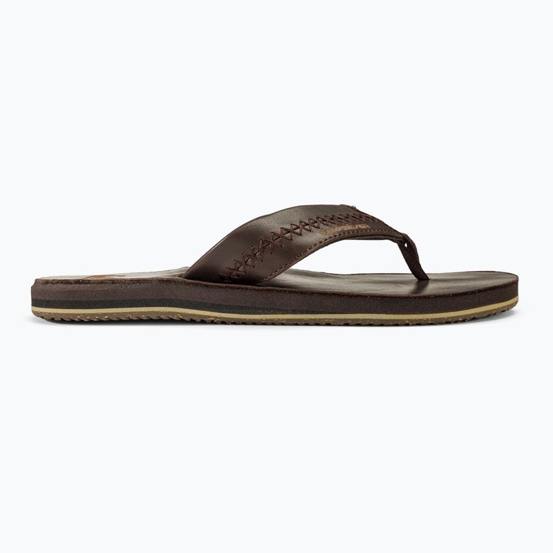 Quiksilver Carver Natural II brown 1 férfi flip-flop papucs 2