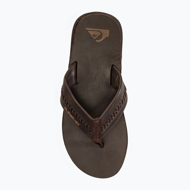 Quiksilver Carver Natural II brown 1 férfi flip-flop papucs 5