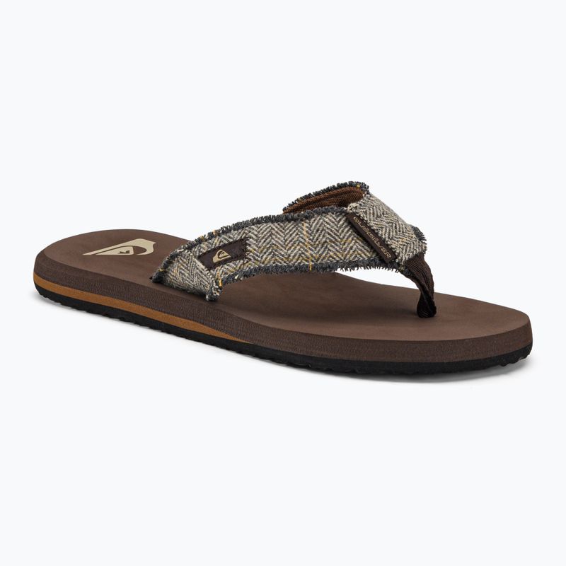 Férfi flip flopok Quiksilver Monkey Abyss brown