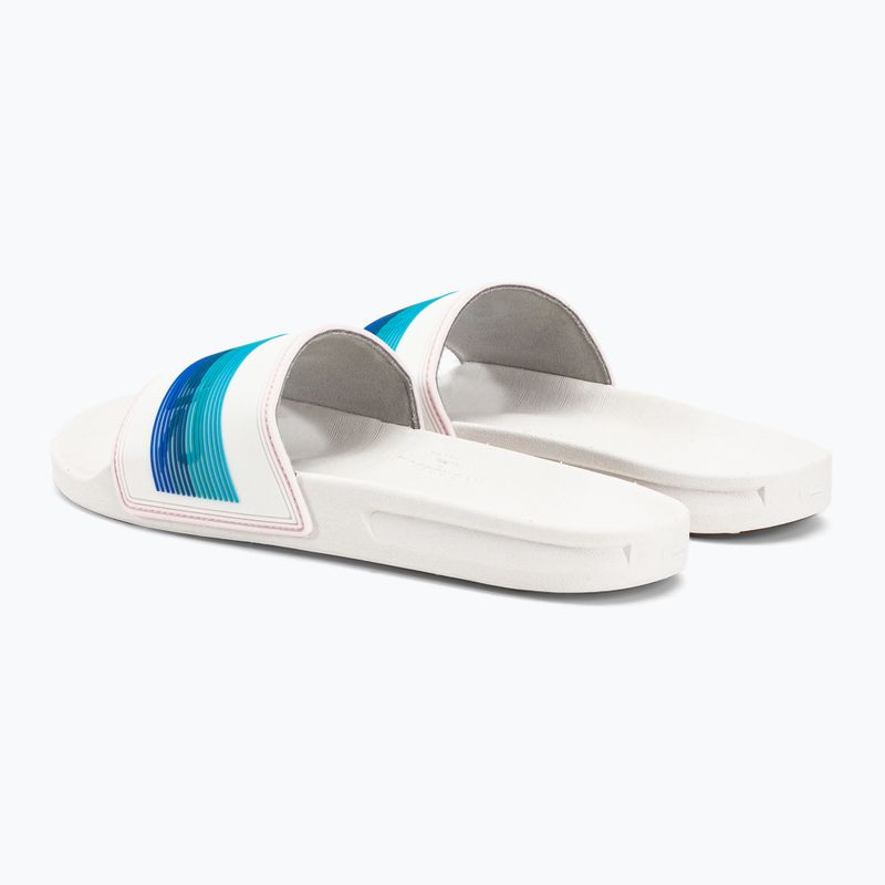 Férfi flip-flopok Quiksilver Rivi Wordmark Slide white/blue/blue 3