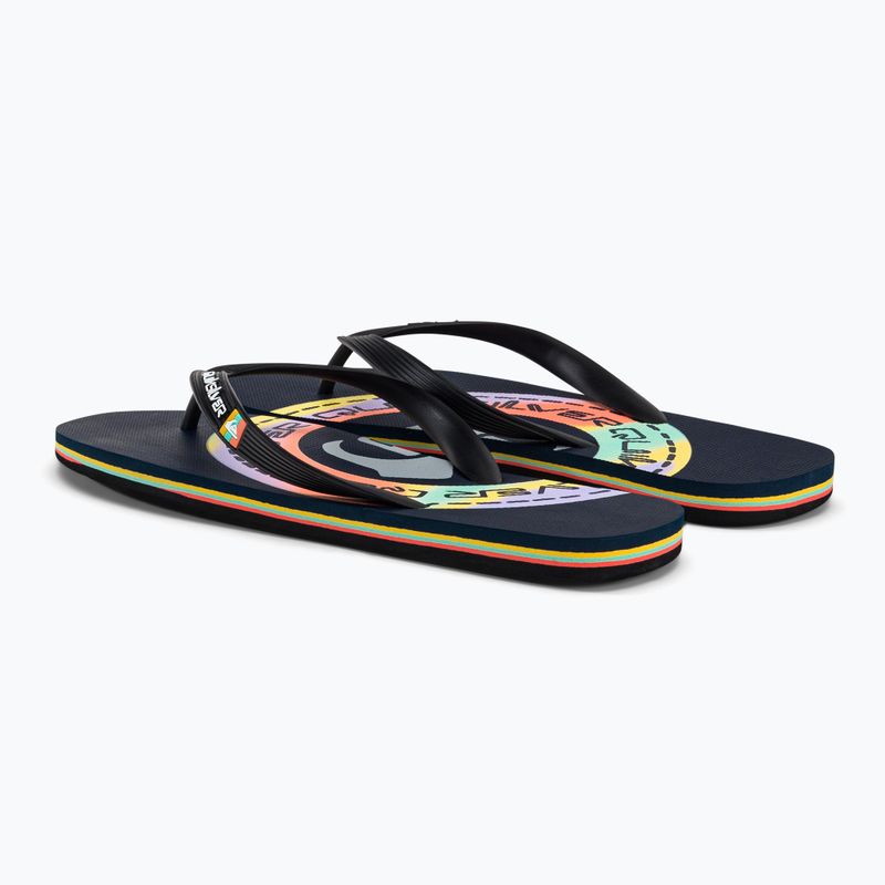 Quiksilver Molokai Art férfi flip flop tengerészkék AQYL101264 3
