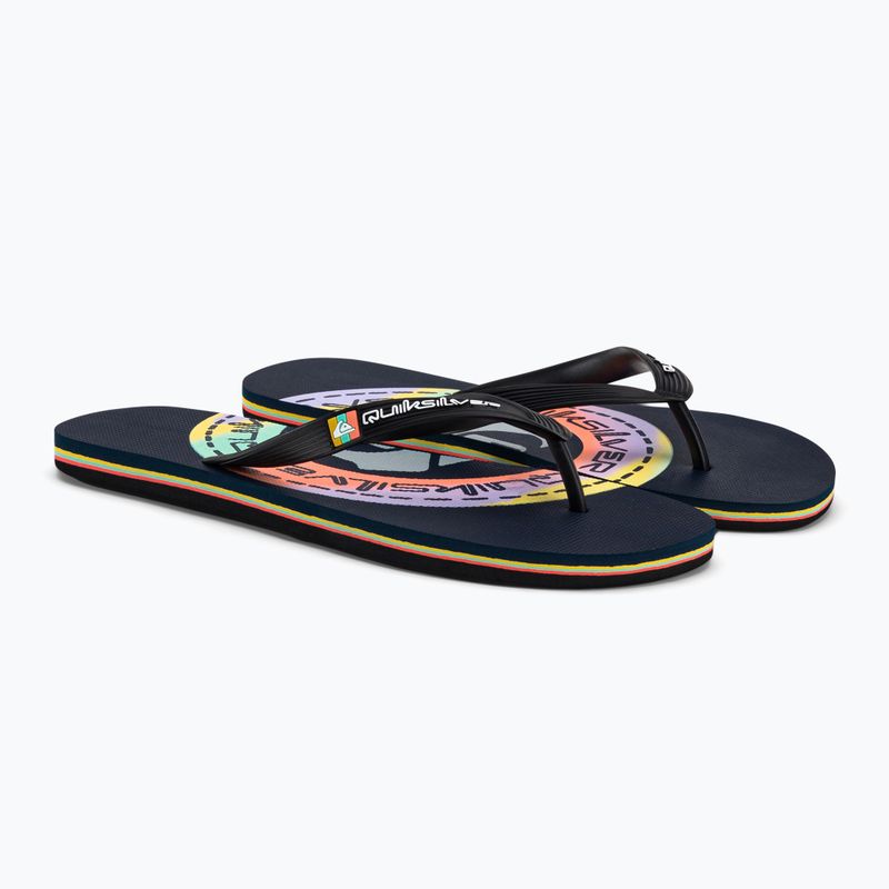 Quiksilver Molokai Art férfi flip flop tengerészkék AQYL101264 4