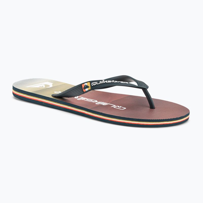 Férfi flip flopok Quiksilver Molokai Massive grey/orange/grey