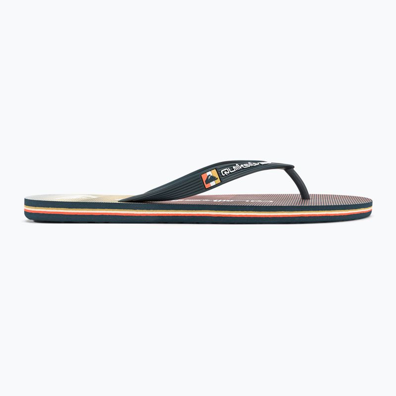 Férfi flip flopok Quiksilver Molokai Massive grey/orange/grey 2