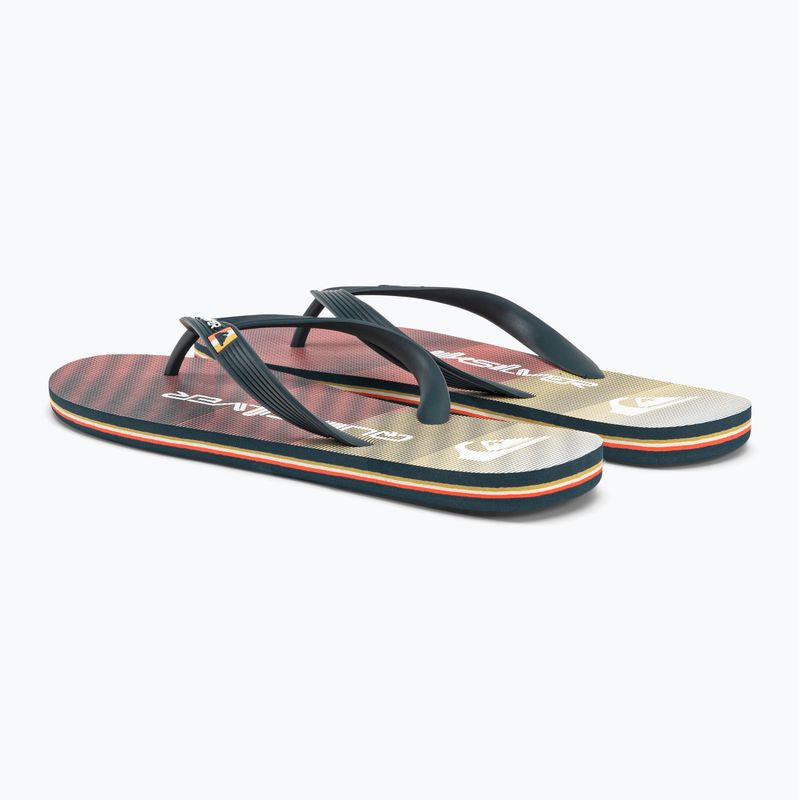 Férfi flip flopok Quiksilver Molokai Massive grey/orange/grey 3