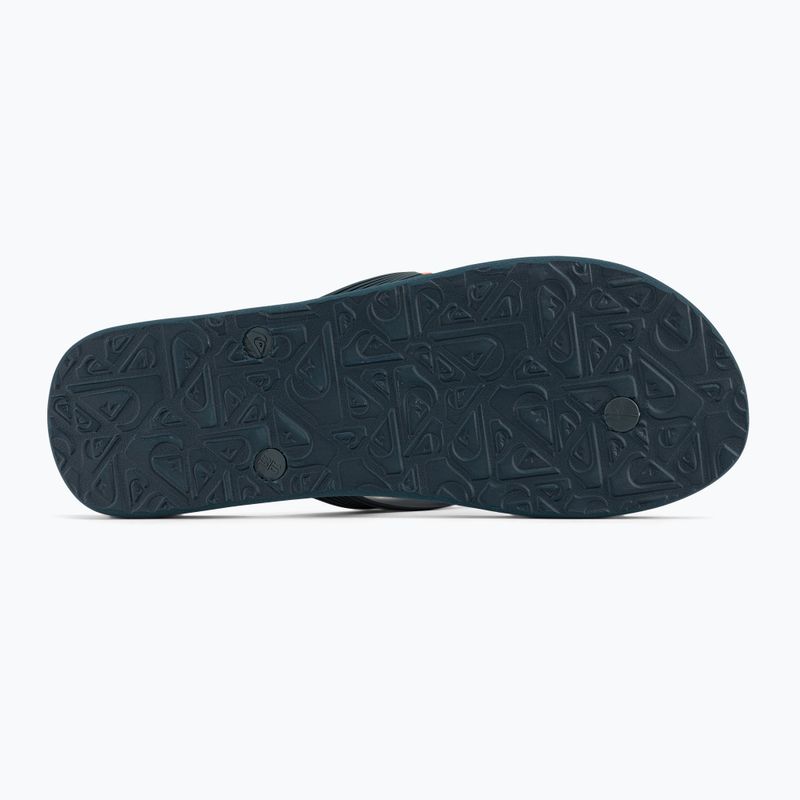 Férfi flip flopok Quiksilver Molokai Massive grey/orange/grey 5