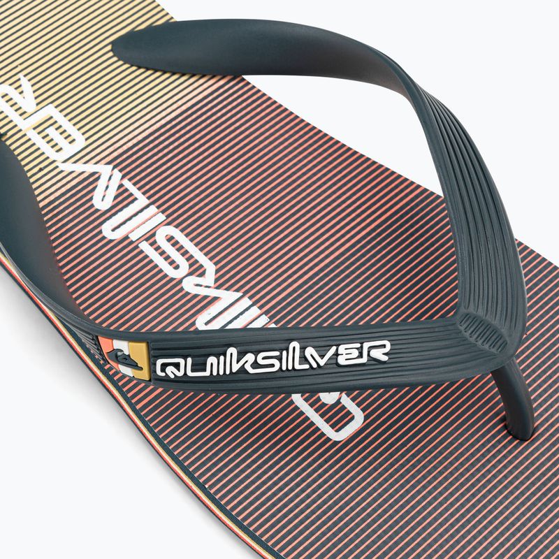 Férfi flip flopok Quiksilver Molokai Massive grey/orange/grey 7