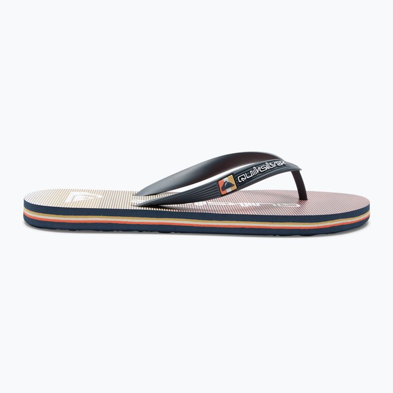 Férfi flip flopok Quiksilver Molokai Massive grey/orange/grey 10