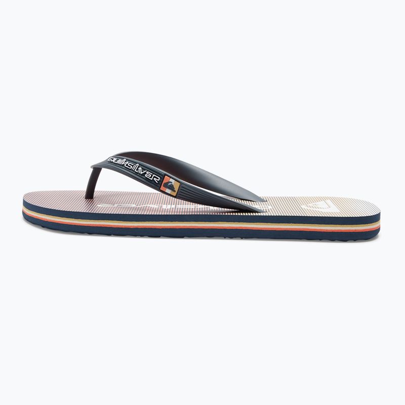 Férfi flip flopok Quiksilver Molokai Massive grey/orange/grey 11