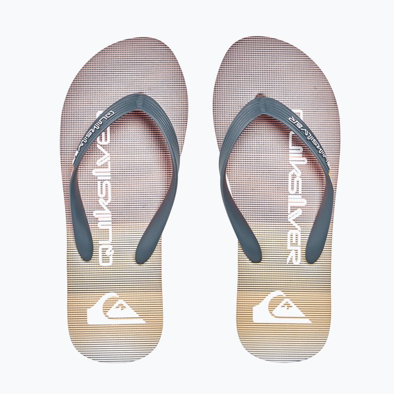 Férfi flip flopok Quiksilver Molokai Massive grey/orange/grey 12