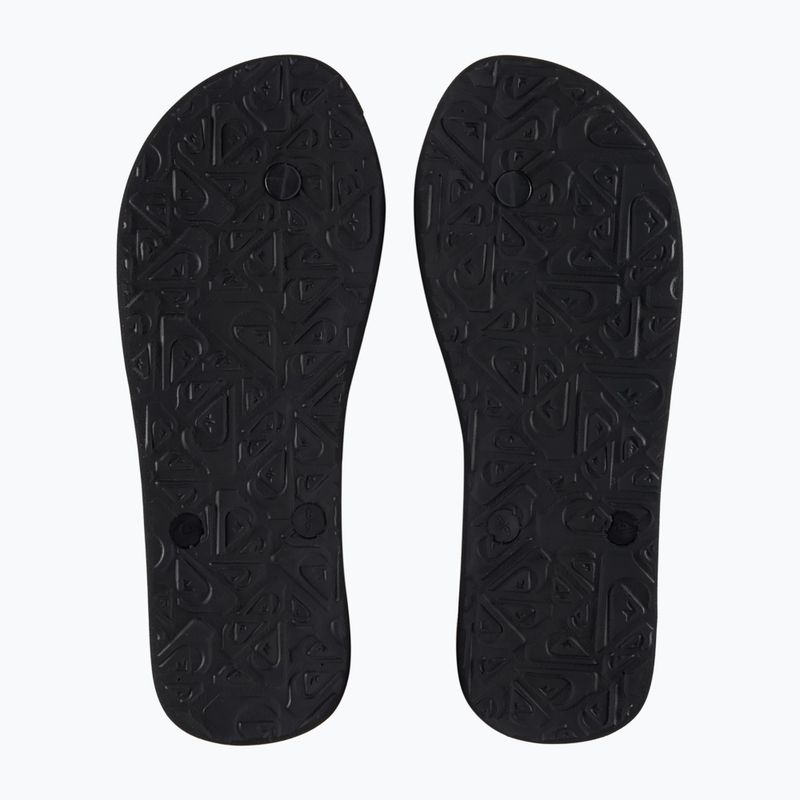 Quiksilver férfi Molokai Wordblock flip flop fekete és kék AQYL101287 13