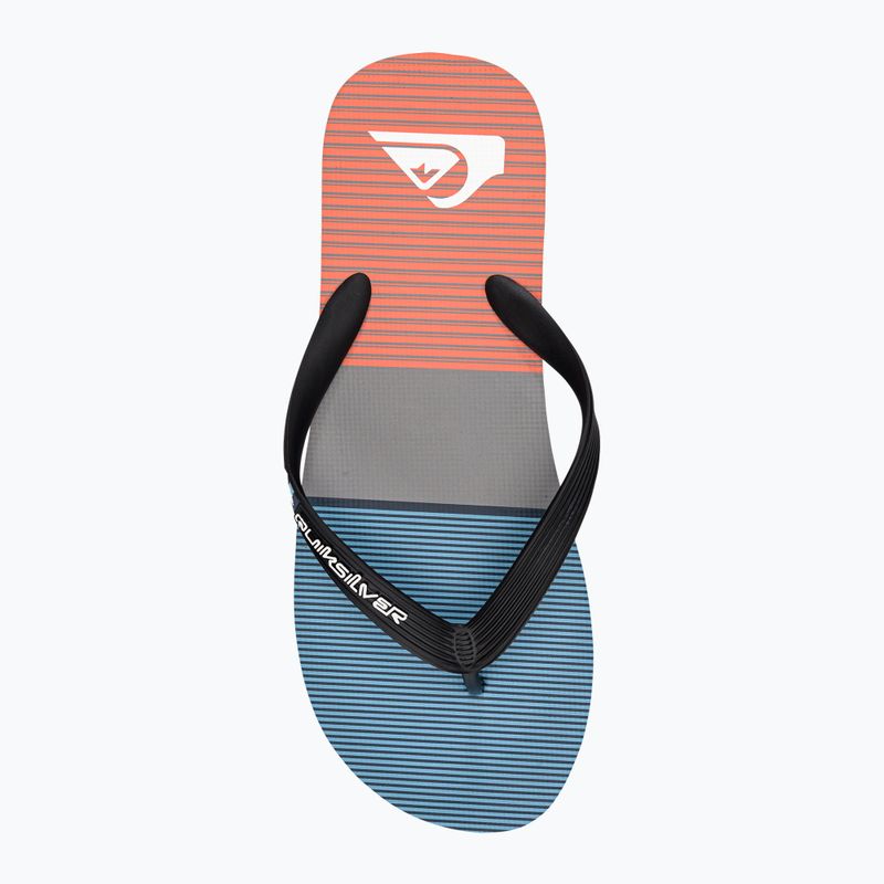 Férfi flip flopok Quiksilver Molokai Tijuana blue/blue/orange 6