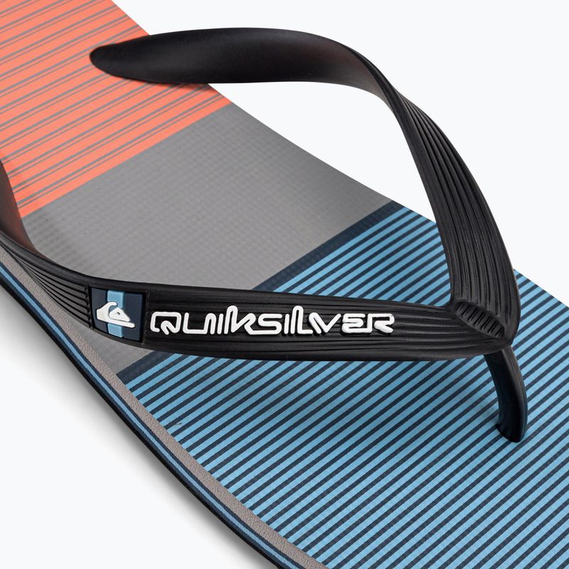 Férfi flip flopok Quiksilver Molokai Tijuana blue/blue/orange 7