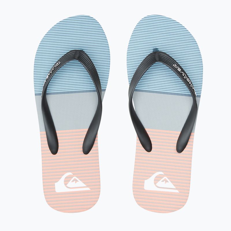 Férfi flip flopok Quiksilver Molokai Tijuana blue/blue/orange 12