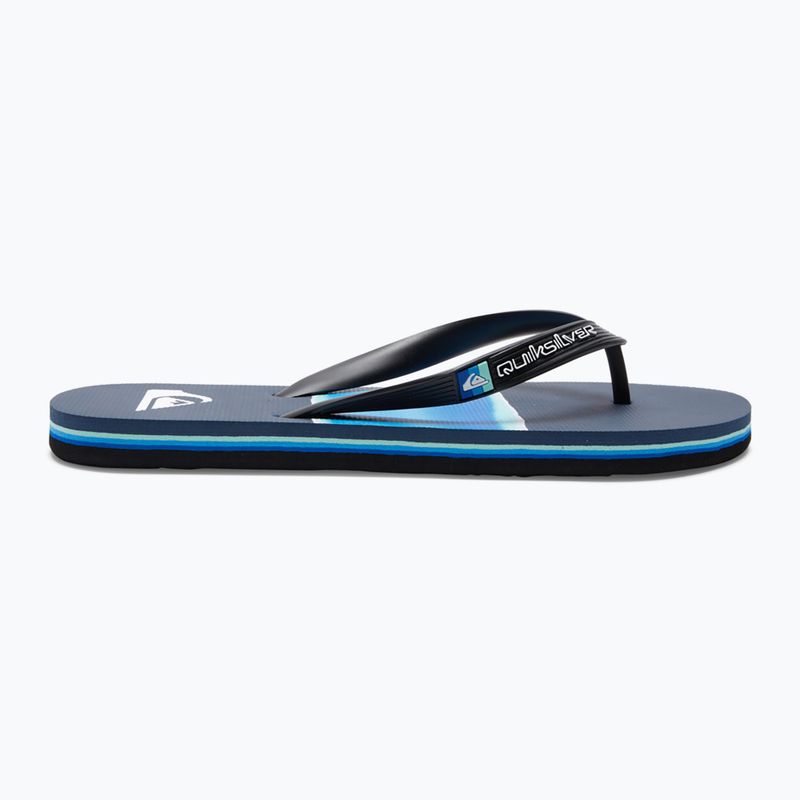 Férfi Quiksilver Molokai Airbrushed flip flop kék AQYL101317 10