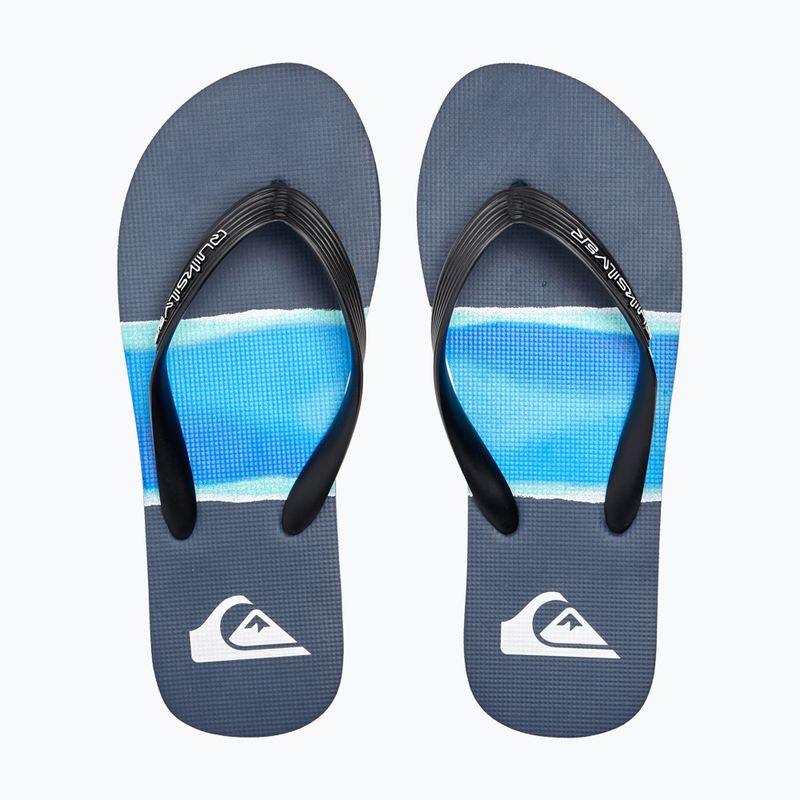 Férfi Quiksilver Molokai Airbrushed flip flop kék AQYL101317 12