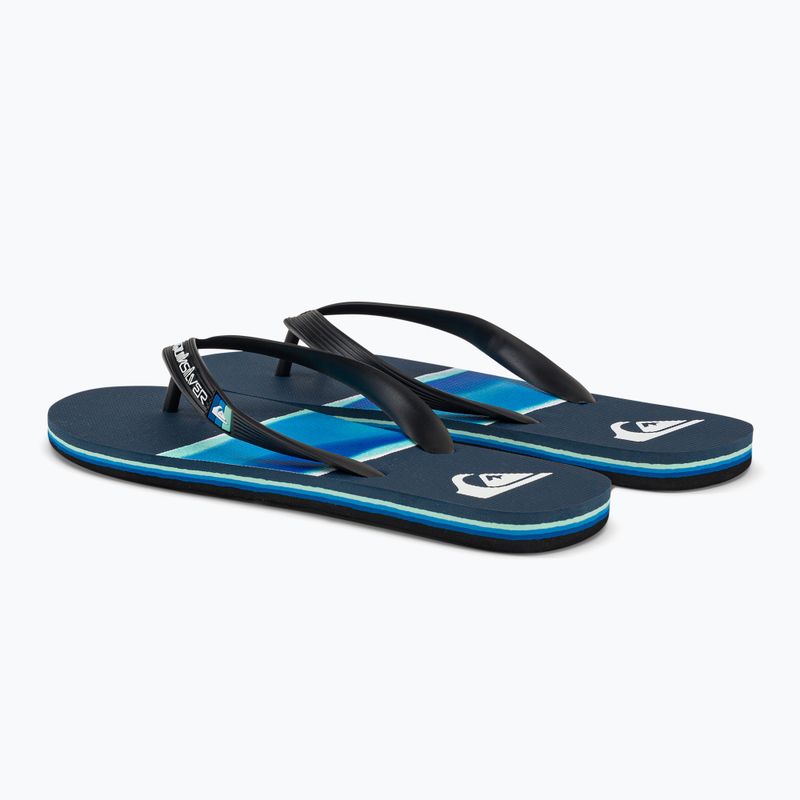 Férfi Quiksilver Molokai Airbrushed flip flop kék AQYL101317 3