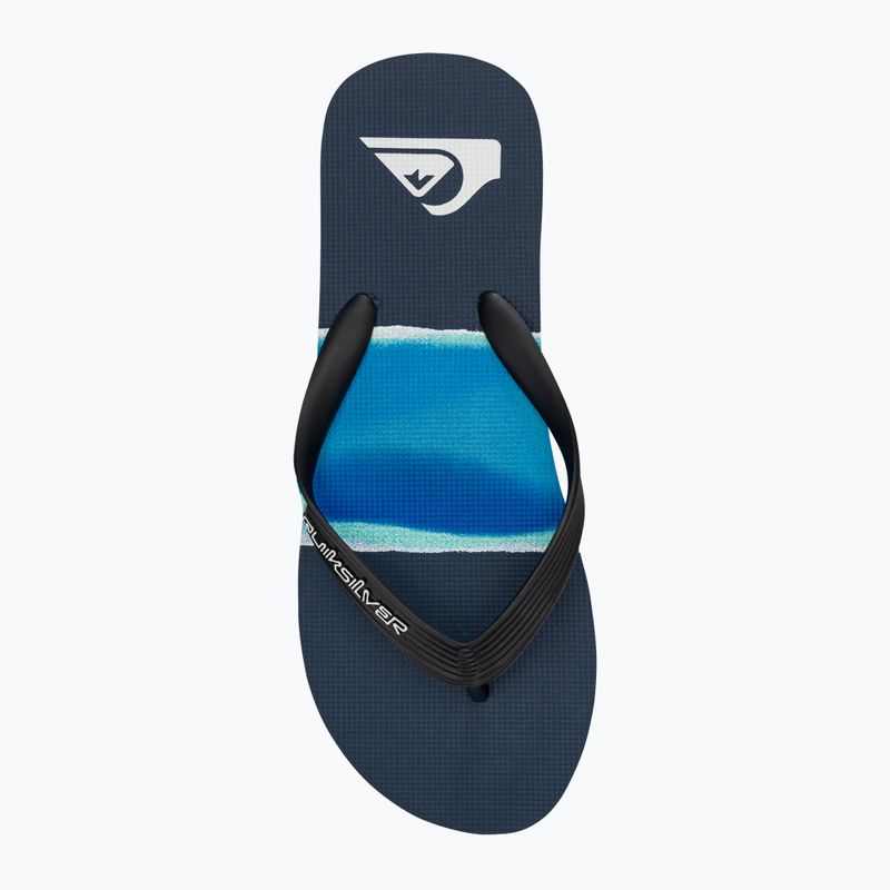 Férfi Quiksilver Molokai Airbrushed flip flop kék AQYL101317 6