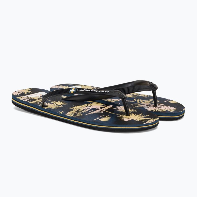 Quiksilver Molokai Air Flow férfi flip flop fekete és sárga AQYL101318 4