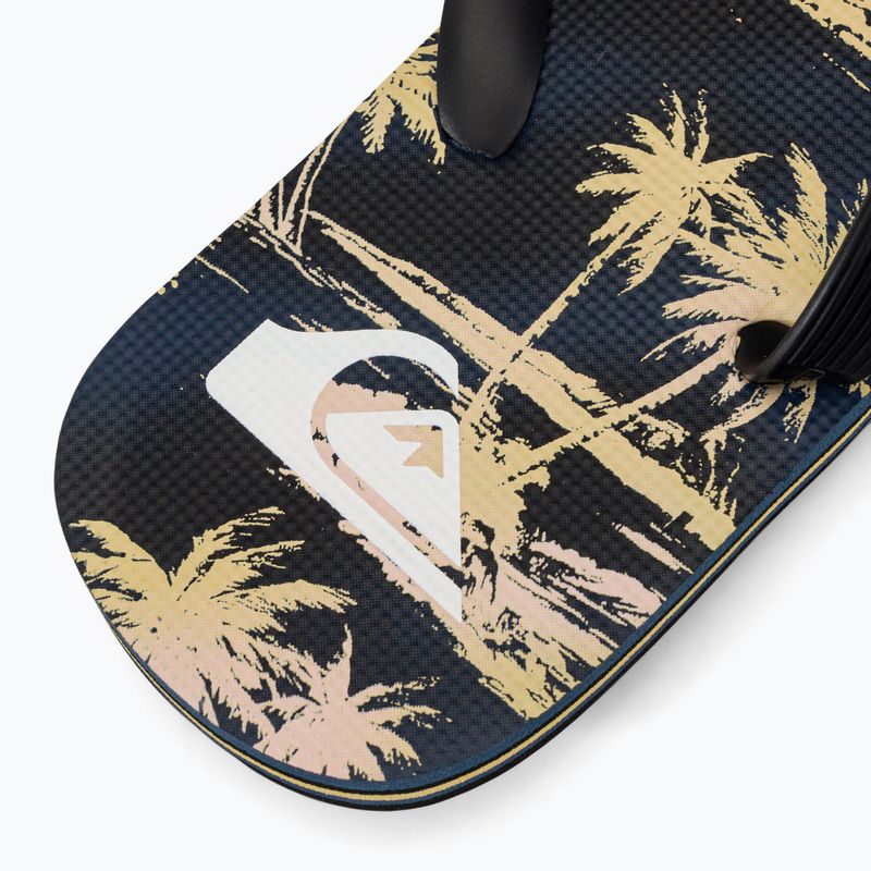 Quiksilver Molokai Air Flow férfi flip flop fekete és sárga AQYL101318 7