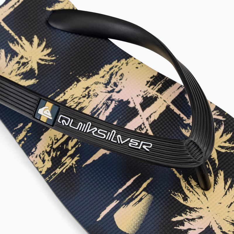 Quiksilver Molokai Air Flow férfi flip flop fekete és sárga AQYL101318 8
