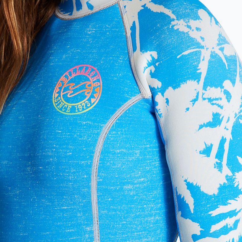 Női búvárruha Billabong Spring Fever LS Spring blue hawaii 3