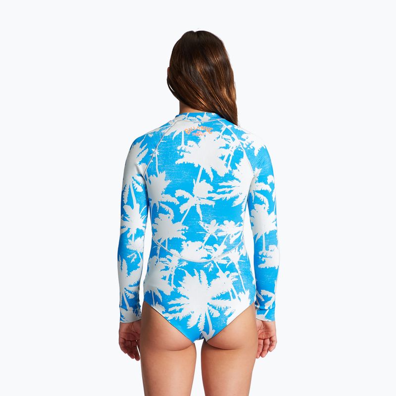 Női búvárruha Billabong Salty Dayz Light LS Spring blue hawaii 2