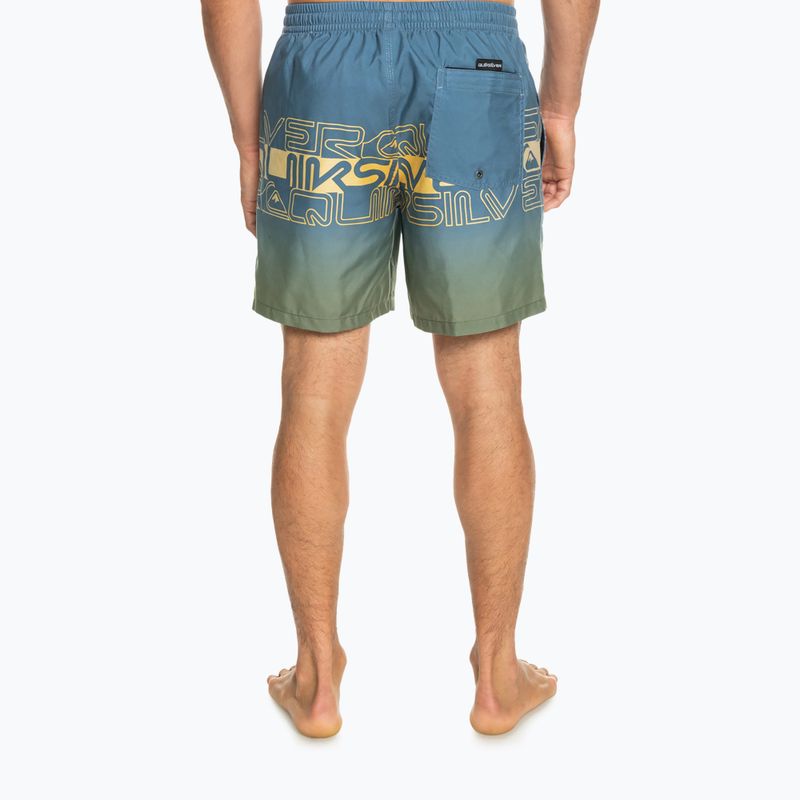 Férfi Quiksilver Everyday Wordblock Volley 17" úszónadrág kék EQYJV04005-BYG6 3