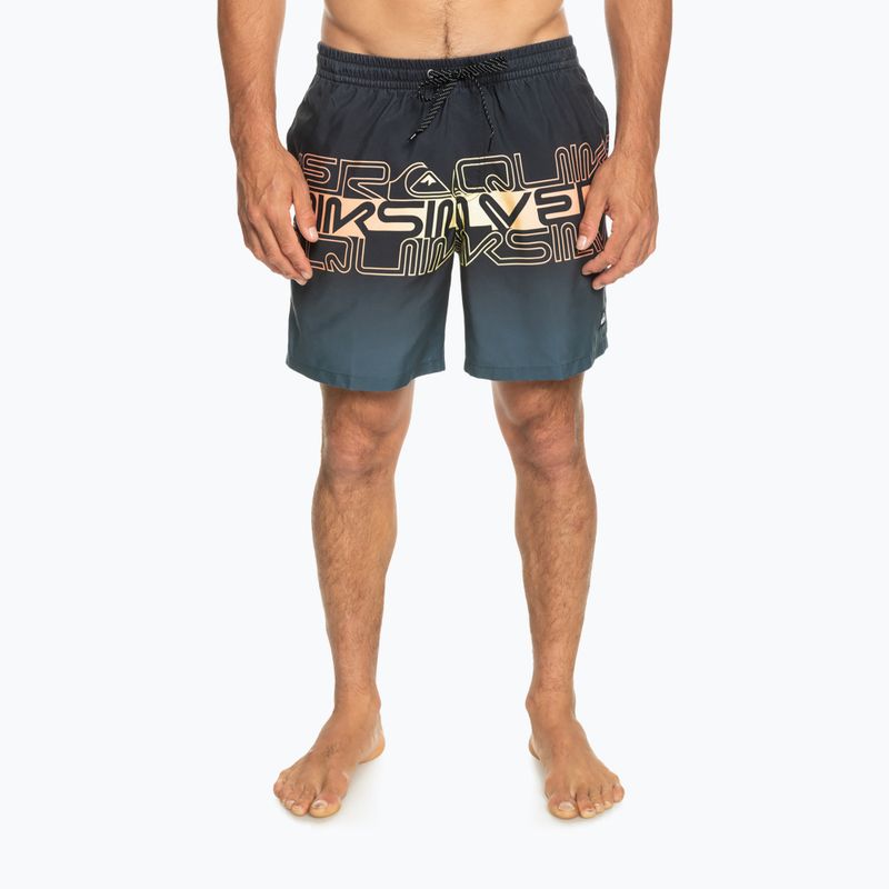 Quiksilver Férfi Everyday Wordblock Volley 17" úszónadrág grafit EQYJV04005-KVJ6 2