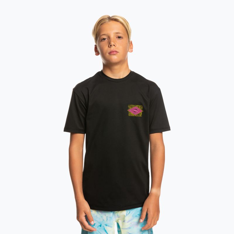 Quiksilver Radical Surf SS Y gyermek úszópóló fekete