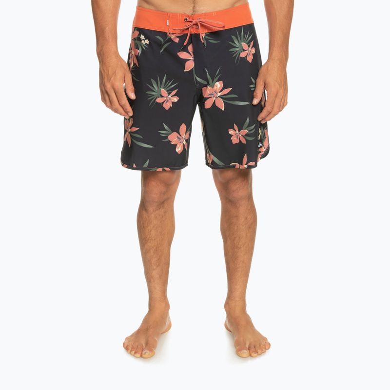 Quiksilver férfi Surfsilk Scallop 18" grafit fürdőnadrág EQYBS04770-KTA6 2